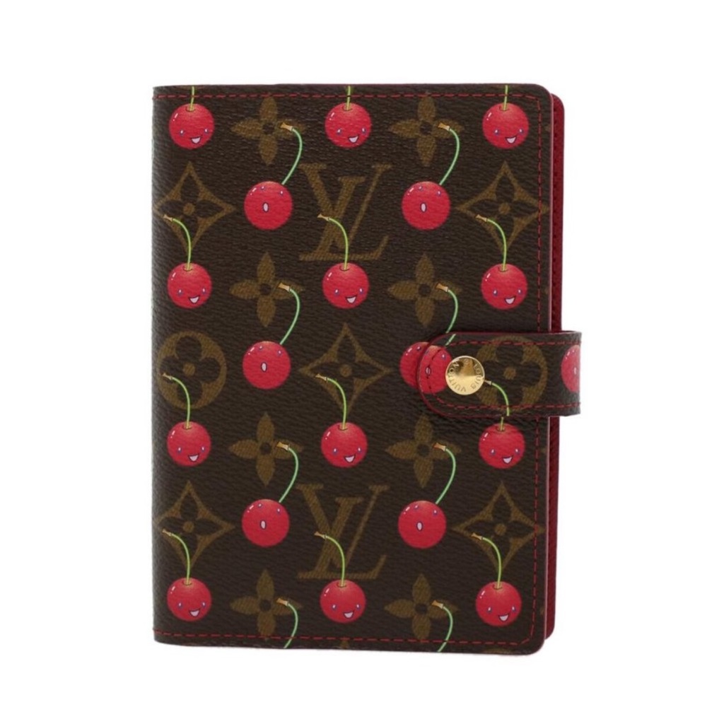 Louis Vuitton R21023 Monogram Cherry Agenda PM Notebook Cover Takashi Murakami 🍒